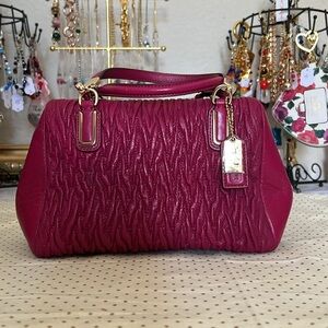 COACH Mini satchel with detachable shoulder strap and 2 hang tags.